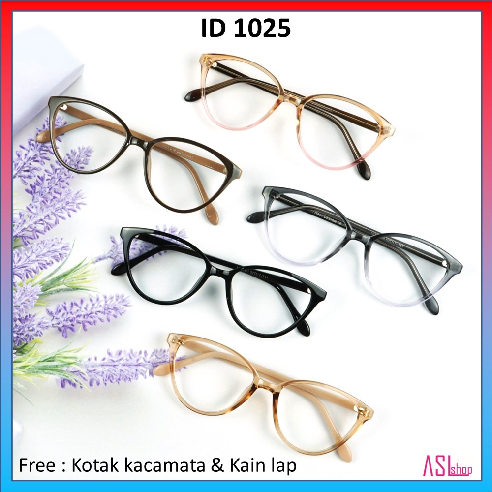 FRAME KACAMATA MINUS (ID 1025) + LENSA BLUERAY DAN PHOTOCROMIC