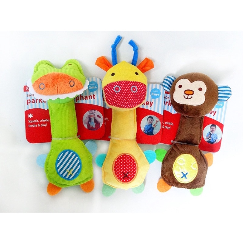 SQUEEZE RATTLE | mainan rattle tangan gigit bayi | Skiphop Rattle