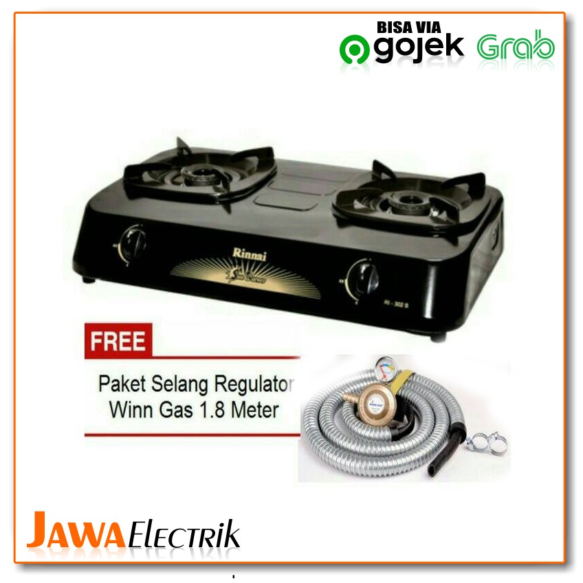 Paket Kompor Rinnai Ri 302s Kompor Gas 2 Tungku Selang Regulator Winn Shopee Indonesia