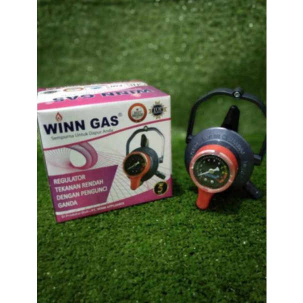 Winn Gas  ,  W  900 M ,  Win Gas , Regulator double lock  , Tekanan Rendah   meter