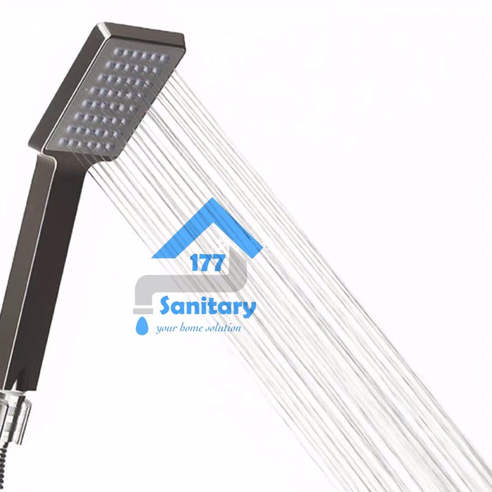 Kepala Hand Shower Minimalis Kotak BT7- Head Handshower Mandi murah Semprotan spray mandi kotak