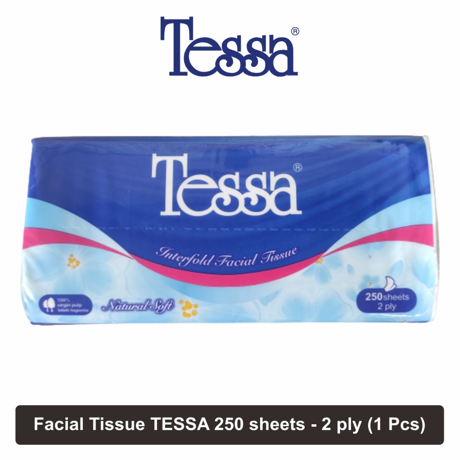 TESSA TISSUE FACIAL 250sheet 2PLY