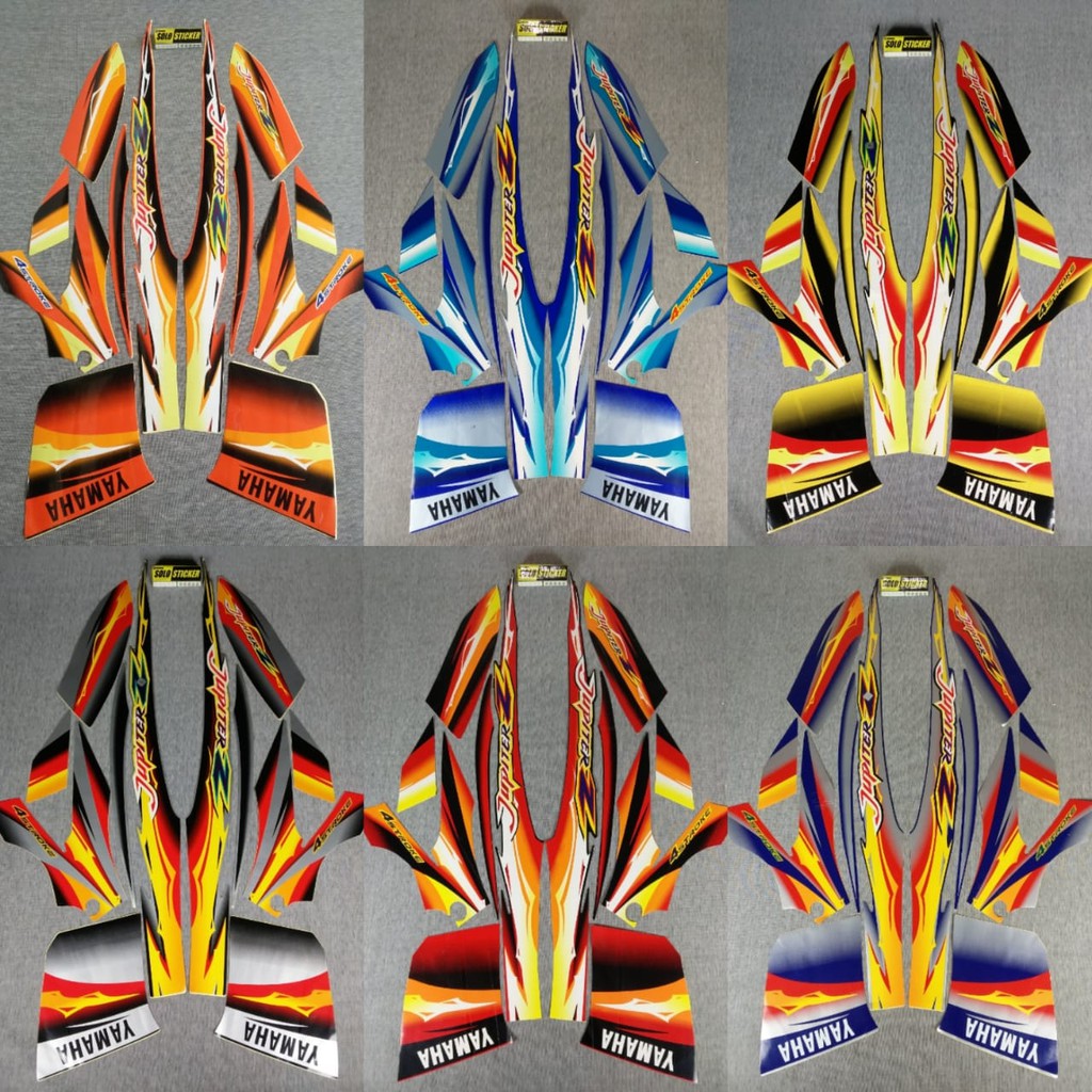 Jual BISA COD Striping Sticker Standar Yamaha Jupiter Z 2004 Indonesia Shopee Indonesia