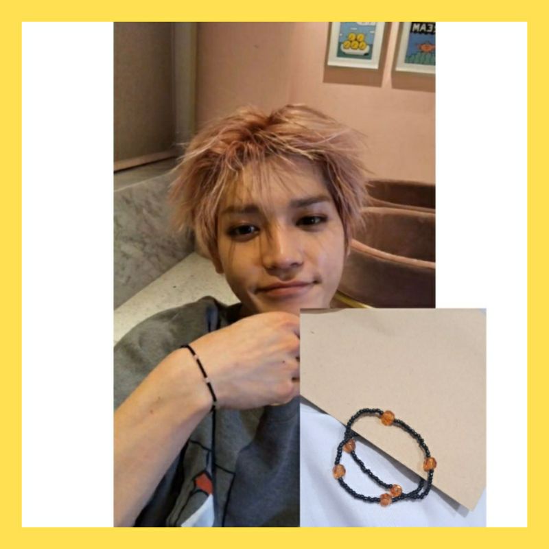 Taeyong Jaemin NCT Bead Bracelet Gelang KPop /Gelang Manik