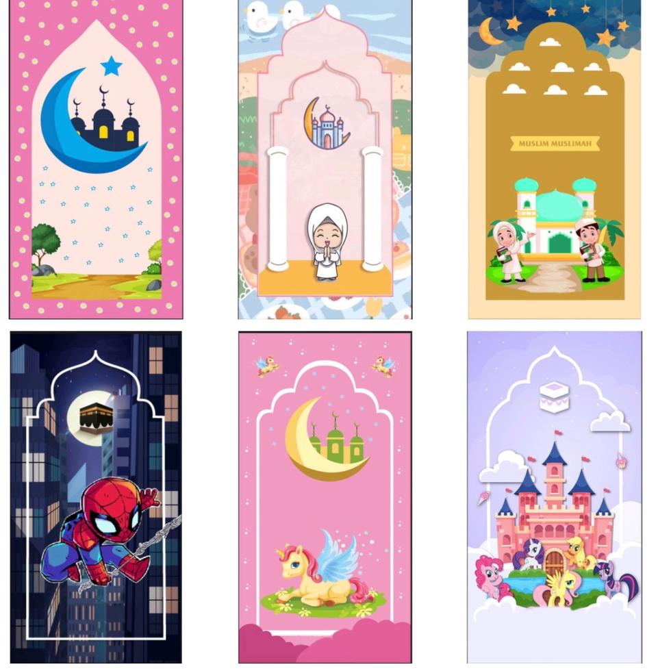 CMR.26Au22ᵁ ▪ SAJADAH ANAK KARAKTER / SAJADAH KARTUN