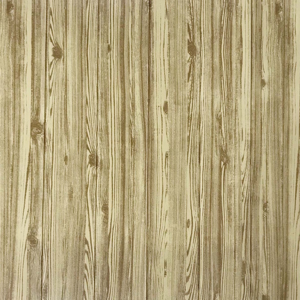 PROMO!! BUY 25PCS FREE 1PCS !! Wallpaper Foam 3D Sticker Motif Kayu Tebal 4mm & 5mm-BK0205 5MM