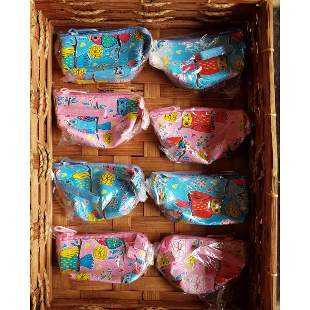Dompet Koin Kecil Owl Burung Hantu Unik Lucu Murah Souvenir Ulang