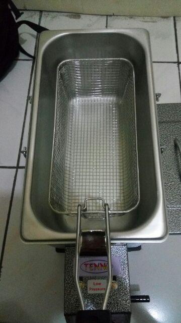 Rantangshop Gas Deep Fryer 133 Tr Penggorengan Kentang Tabung Gas Tekanan Rendah Tenno