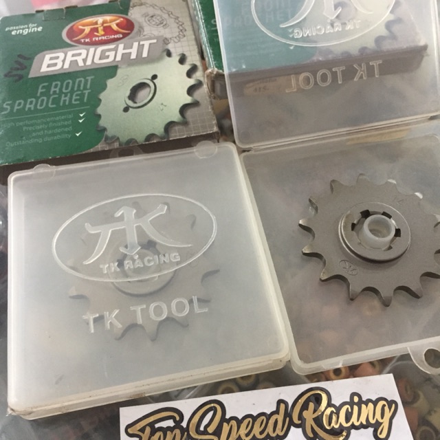 GEAR DEPAN TK RACING Uk 415 14 RXZ JUPITER VEGA