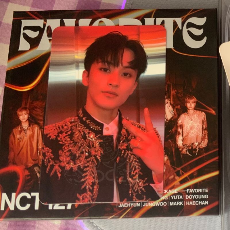 nct 127 mark kihno favorite tragic pc photocard