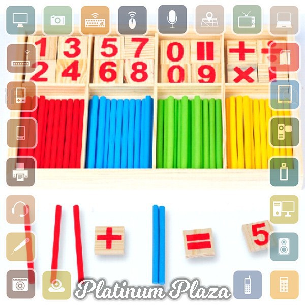 Mainan Puzzle 3D Matematika Anak`CM86OR-