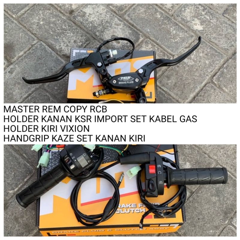 holder ksr stang stir day domino set handgrip kaze holder vixion paket cb gl mp rx king / master-Holder Kankir Master