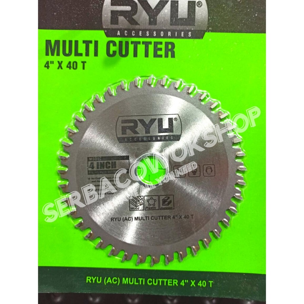 RYU Mata Gurinda Multi Cutter Gergaji Kayu Aluminium Plastik 4 x 40T Termurah Berkualitas