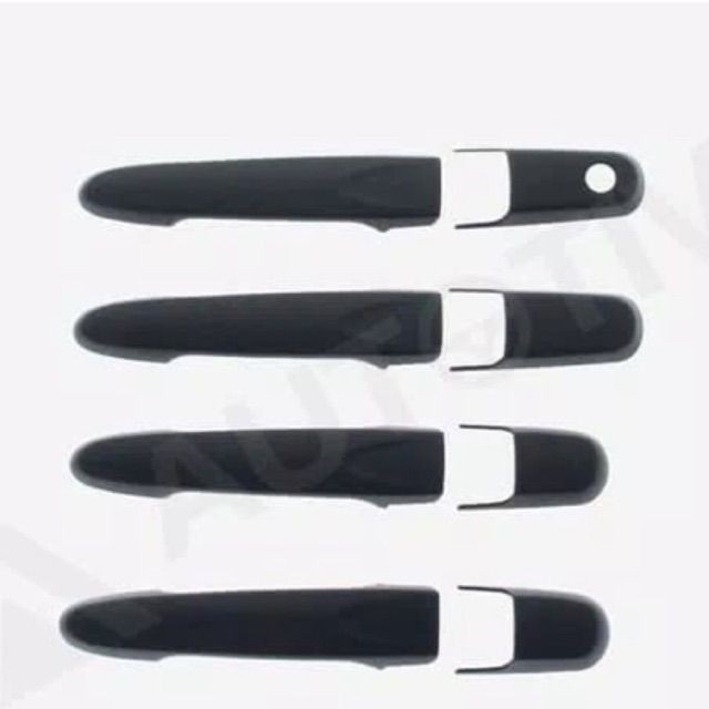 Cover Handle Gagang Pintu All New Rush Terios Hitam Doff NON SMART KEY