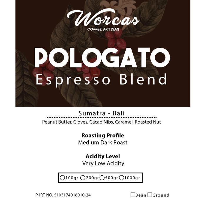 

Worcas Kopi Pologato Espresso Blend 500 Gram