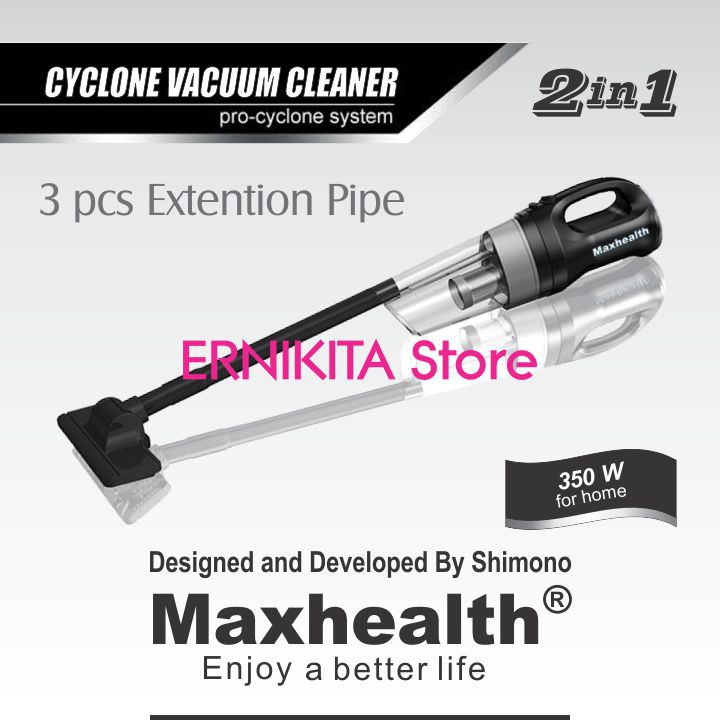 MAXHEALTH HANDY CYCLONE VACUUM CLEANER 2 IN 1 - Alat Sedot Debu