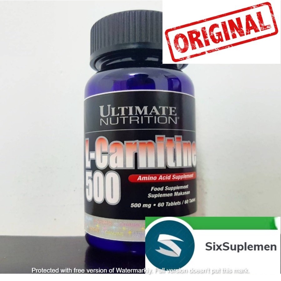 (Bonus Sample) Ultimate Nutrition Mp Rsp l carnitine 500 mg 60 tabs