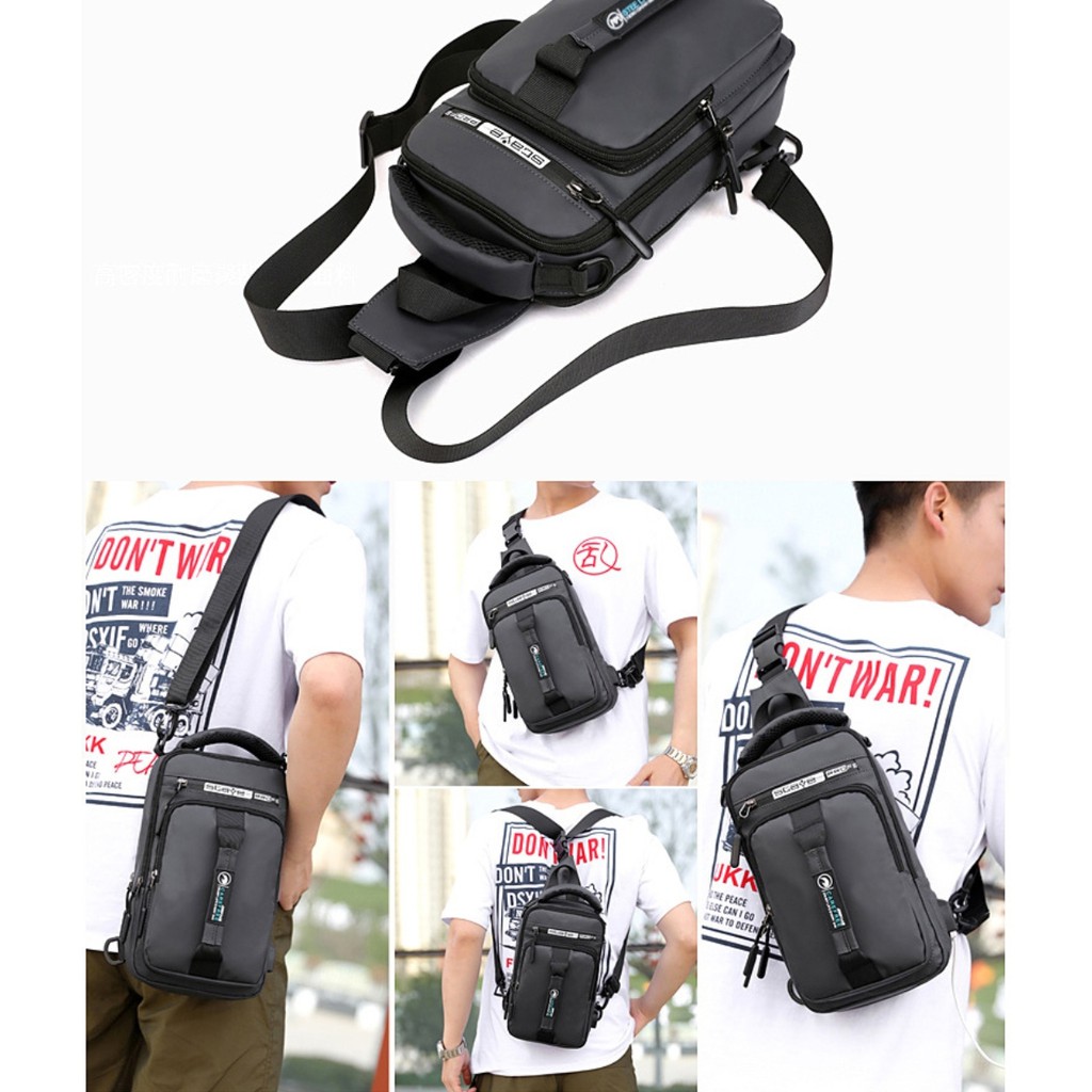 TAS MULTIFUNGSI BACKPACK Stay e Professional 1101 Xuansheng with USB cable port