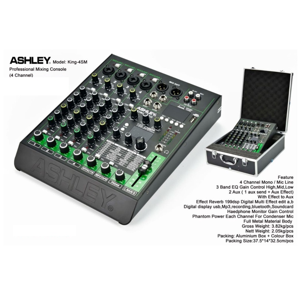 Ashley KING 4 SM Mixer Audio KING4SM KING4 SM