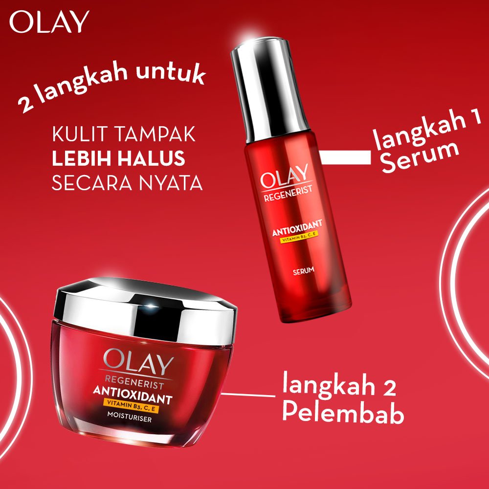 Olay Antioxidant Moisturizer Krim Pelembab Wajah 50gr Cream Anti Aging Skin Care