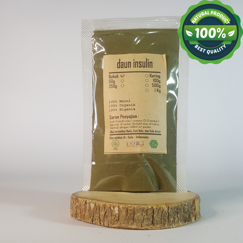 

DAUN INSULIN BUBUK 1KG - Smallanthus Sonchifolius - MURNI - JSR