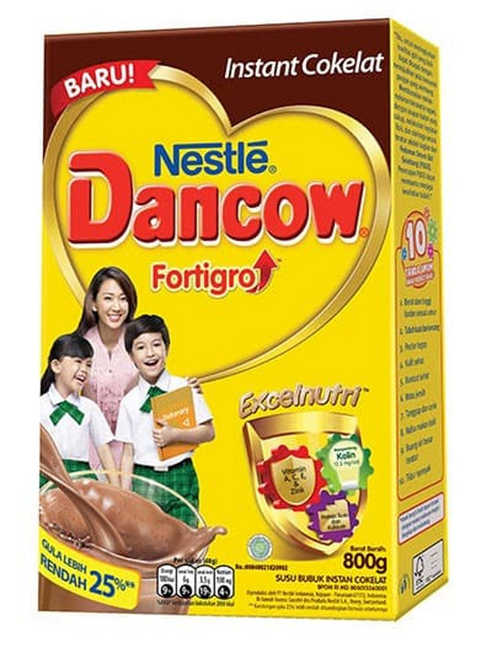 

DANCOW SUSU COKELAT FORTIGRO 800GR