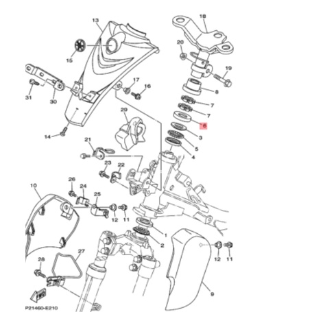 COVER TUTUP KOMSTIR ALFA CHAMP FORCE 1 F1ZR FIZR F1Z FIZ CRYPTON VEGA R LAMA NEW ZR RR FORCE FI LEXAM JUPITER Z 105 110 BURHAN 115 ROBOT Z1 ORIGINAL YGP 3AY-F3416-00-91