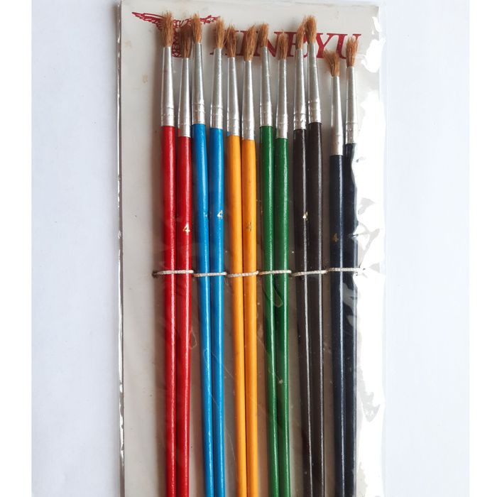 

BRUSH / KUAS CAT AIR WARNA / CAT MINYAK / LUKIS / GAMBAR ACRYLIC NO 4