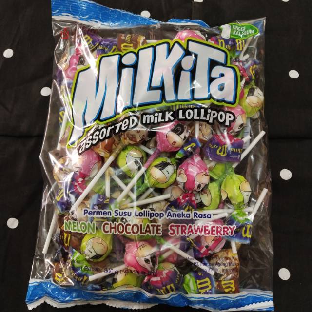 

Milkita Lolipop @6g/pc isi 50