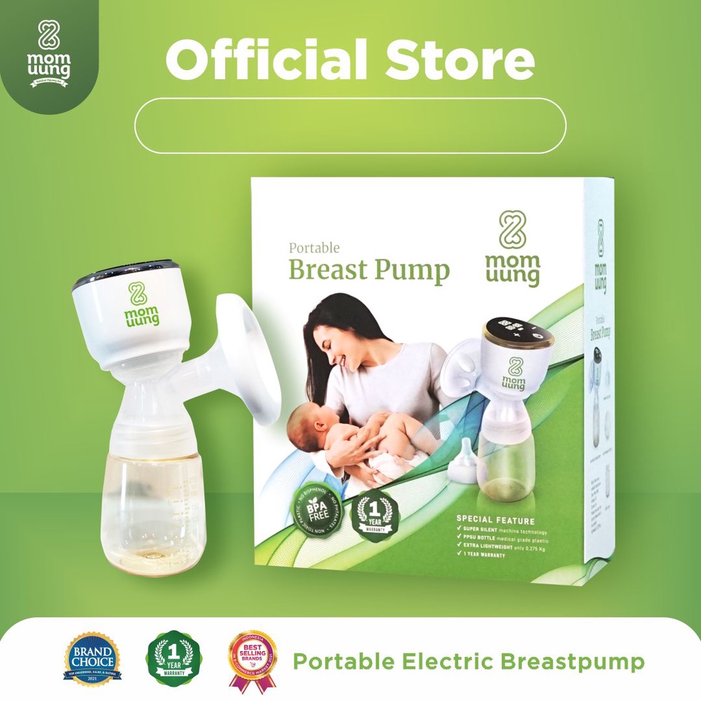MOM UUNG ELECTRIC PORTABLE BREASTPUMP-POMPA ASI