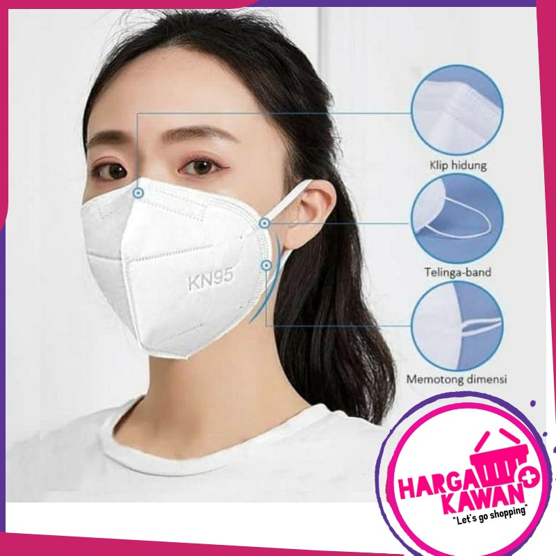 Masker KN95 ANTI VIRUS  ORIGINAL TOP QUALITY