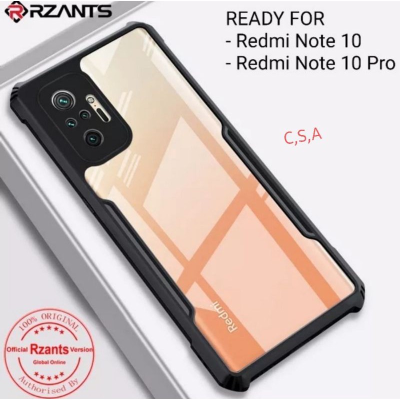 Case Xiaomi Redmi Note 10 / 10s / Note 10 Pro RZANTS Hybrid Clear