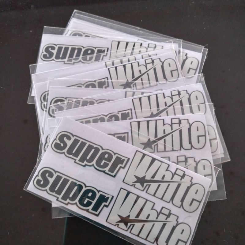 

stiker cutting SUPER WHITE