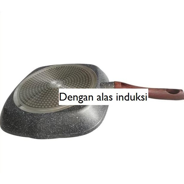 FP-0648 CYPRUZ FRY PAN MARBLE KOTAK INDUKSI 28 CM ORIGINAL BELGIUM