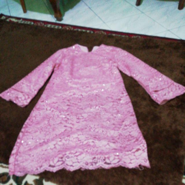 Promo Bulan Ini...! Setelan Kebaya Modern Tunik Brukat Aneka Pilihan Warna