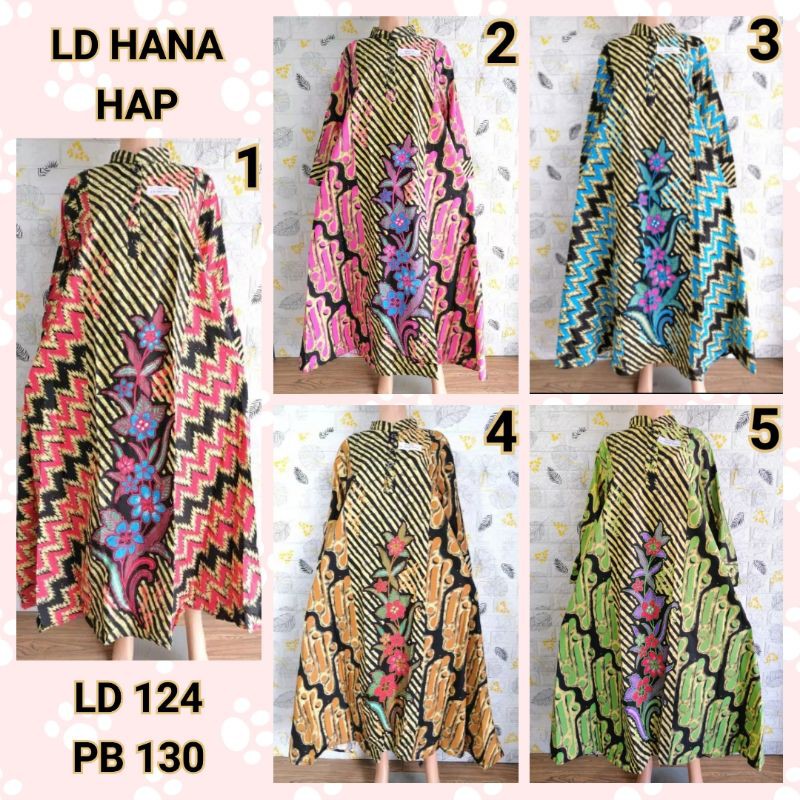 GAMIS BATIK HAP LONGDRESS LD HANA KATUN BUSUI