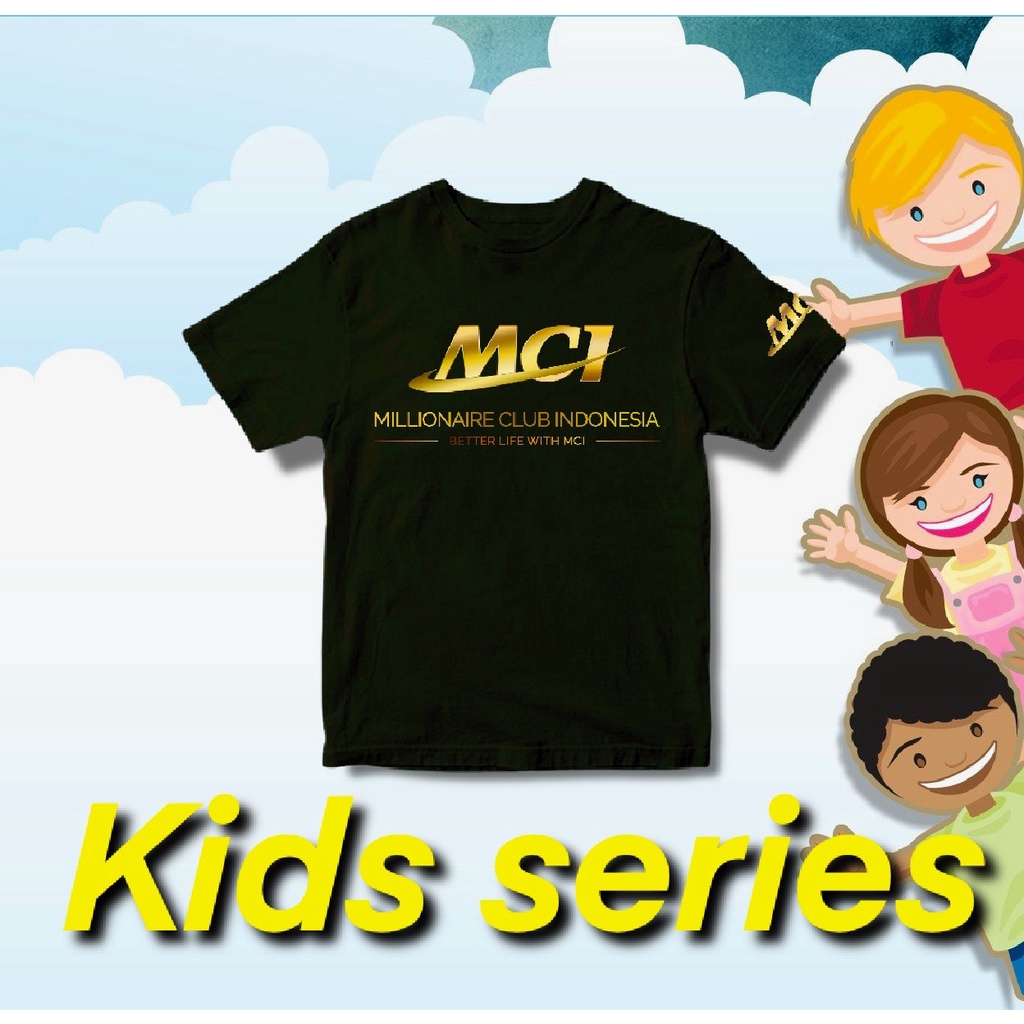 Kaos Milioner Anak Anak / Kaos Promosi Milioner Anak Anak / Kaos MCI