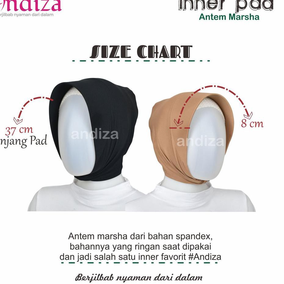 â§BEST SELLERâ§ CIPUT MARSHA PAD ANTEM INNER TOPI TEGAK â±