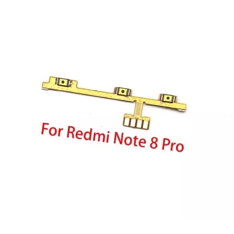 FLEXI FLEXIBEL ON OFF XIAOMI REDMI NOTE 8 PRO ORI 100% TOMBOL ON OFF XIAOMI REDMI NOTE 8 PRO