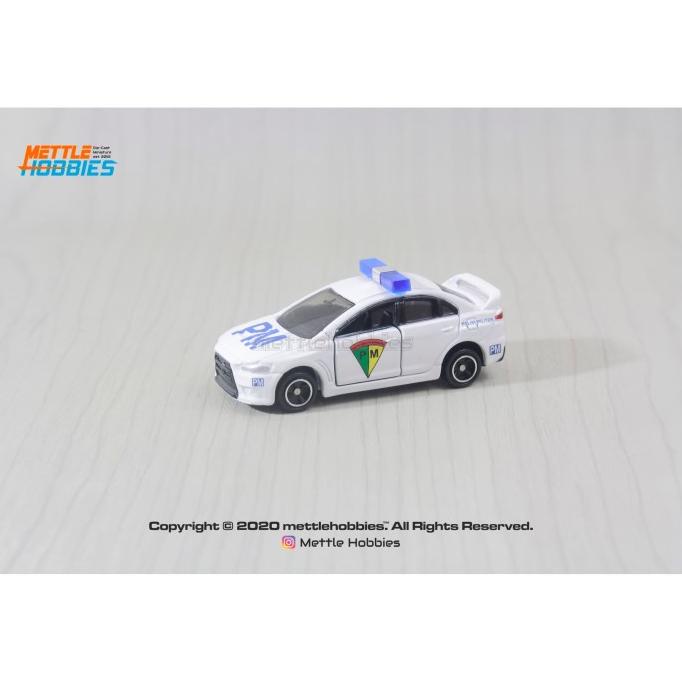 }}}}}}] Tomica Mitsubishi Lancer Evolution X Custom Polisi Militer Diecast 64