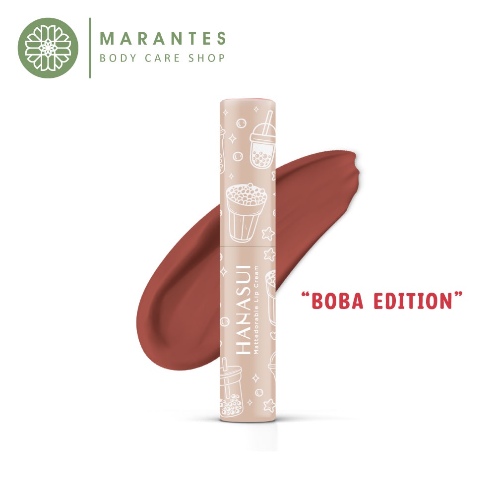 Hanasui Lip Cream Boba Edition 06 Hazelnut Latte