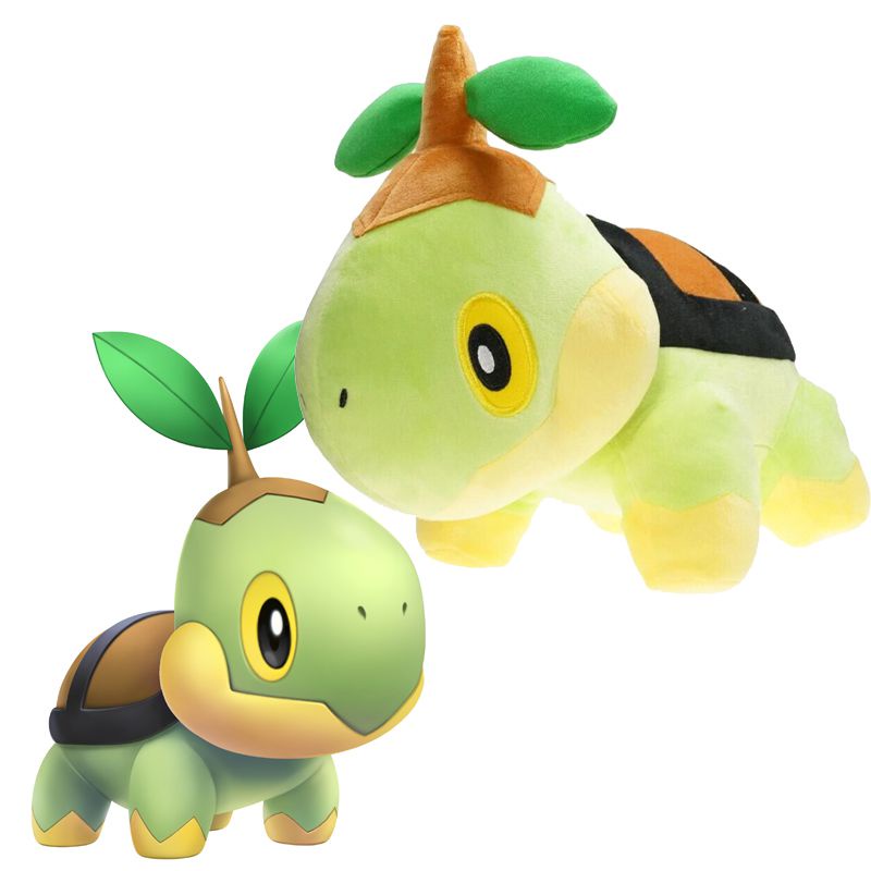 Pokemon Turtwig Plush Dolls Soft Figure Stuffed Animal Turtle Toy Kids Xmas Gift