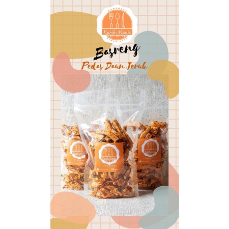 

Basreng Pedas Daun Jeruk Karib Manis 100 gr