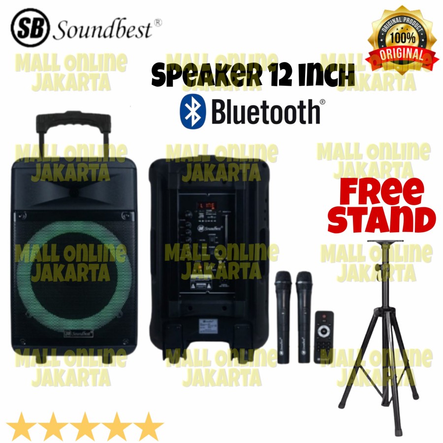 Speaker aktif soundbest Ft79 12 inch Portable aktiv ft 79 Original