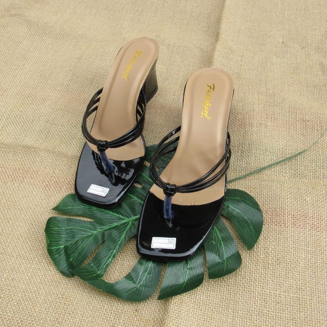 Sandal Wanita Hak Tahu Tali Jepit BG-03