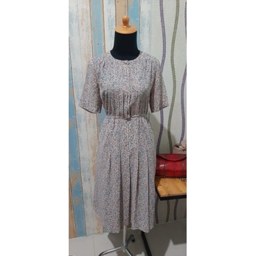 DRESS MONZA MEDAN, DRESS PRELOVED MEDAN, DRESS BUNGA, DRESS VINTAGE, DRESS MURAH