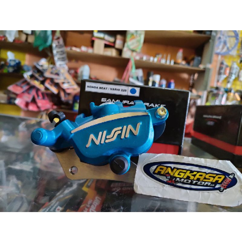 kaliper cakram depan nissin samurai original beat scoopy genio 220mm