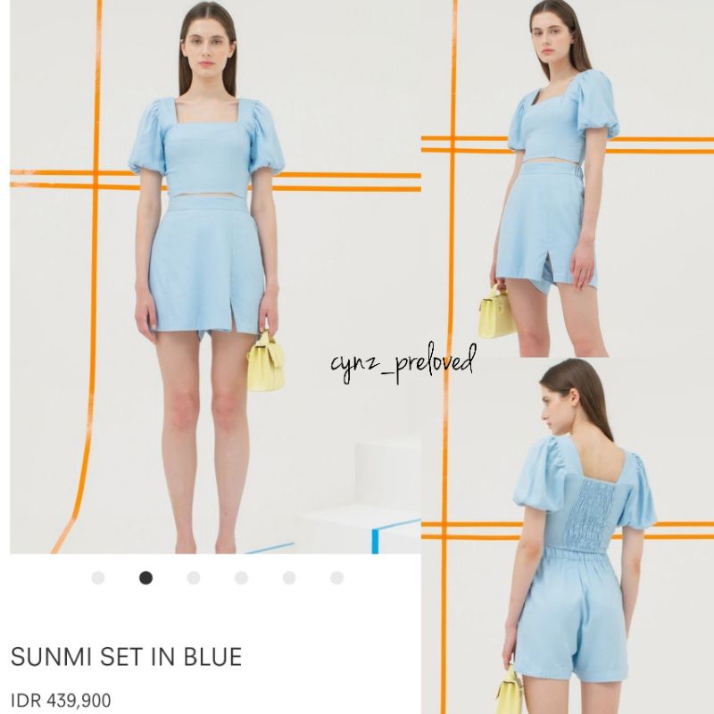 oudre sunmi set in blue