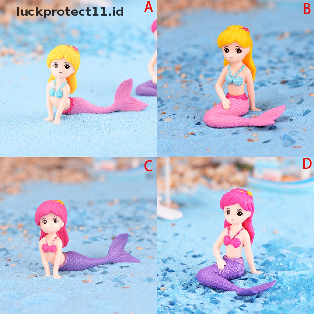 Miniatur Figure Mermaid Untuk Dekorasi Taman Rumah Boneka