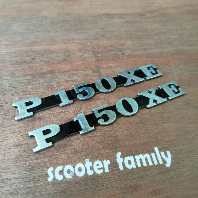 Emblem emblim tepong vespa p150xe bagus